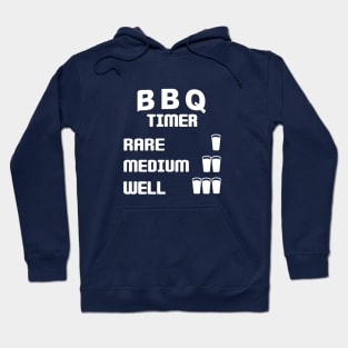 BBQ timer with beer glasses Hoodie